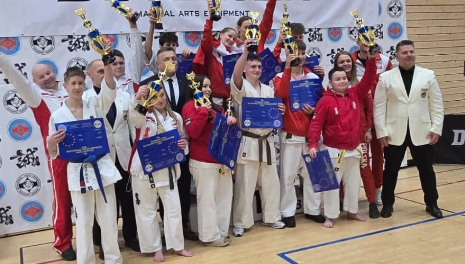 3 medale dla zawodników Limanowskiego Klubu Karate Kyokushin na 5th European Union Champions Karate Kyokushin – Schweinfurt 2025 - zdjęcie 1