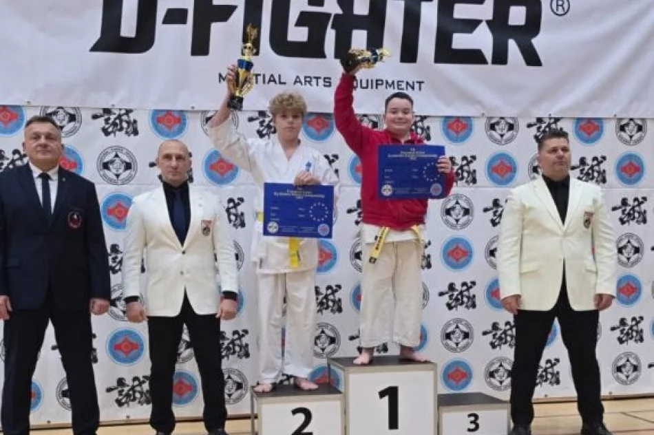 3 medale dla zawodników Limanowskiego Klubu Karate Kyokushin na 5th European Union Champions Karate Kyokushin – Schweinfurt 2025 - zdjęcie 7