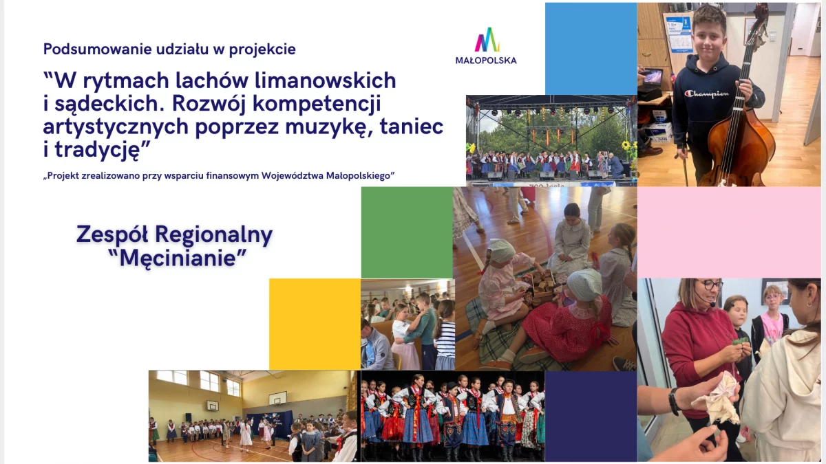 Zespół Męcinianie zakończył udział w projekcie: W rytmach lachów limanowskich i sądeckich