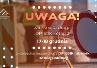 Zamknięcie drogi DP1611K - Mordarka - zdjęcie główne