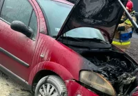 Pożar auta - szybka reakcja świadków ograniczyła zniszczenia - zdjęcie główne