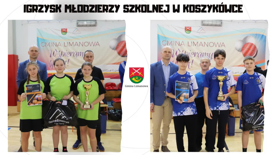 Wyłonieni Mistrzowie Gminy Limanowa w Koszykówce Młodzieży Szkolnej - zdjęcie 1