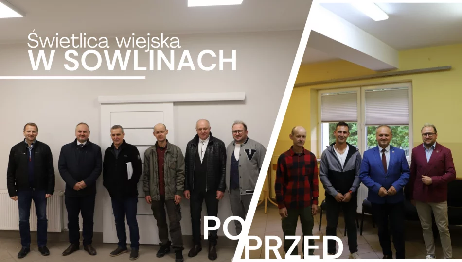 Świetlica wiejska w Sowlinach po remoncie - zdjęcie 1