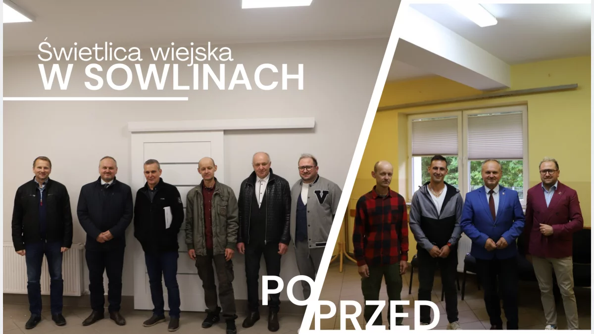 Świetlica wiejska w Sowlinach po remoncie