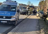 Groźnie wyglądające zderzenie aut na krajówce - zdjęcie główne