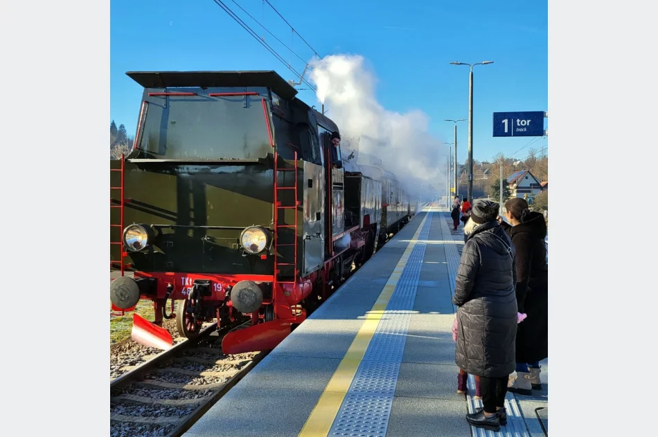 Retro na stacji - pociągi już przy granicy powiatu - zdjęcie 5