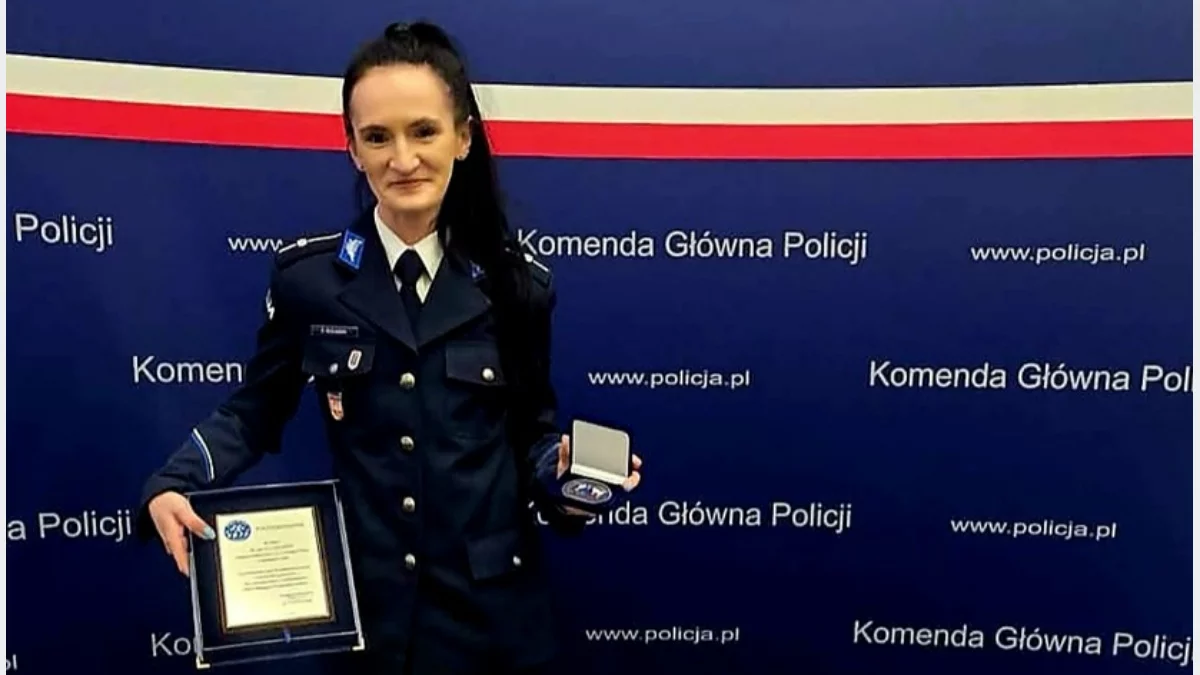 Policyjne Sportsmenki 2025. Wyróżnienie dla policjantki z Limanowej mł. asp. Ewy Bulandy/fot.: KPP Limanowa