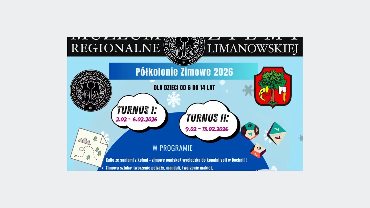Muzeum zaprasza na półkolonie w okresie ferii !