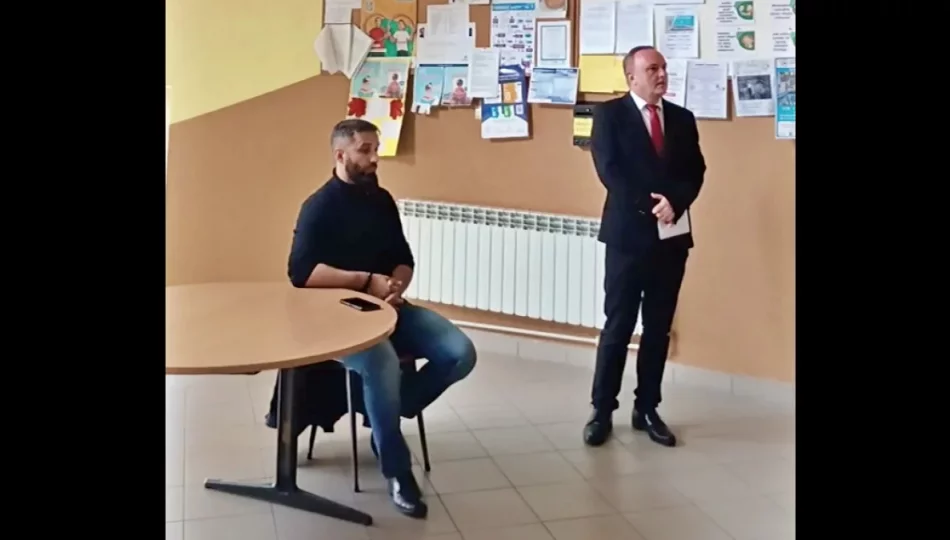 Policja na komisji - awantura między wójtem i radnym - zdjęcie 1