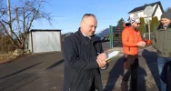 Nowe pobocza z płyt ażurowych w Lipowem - zdjęcie 4
