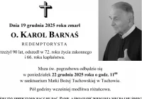 Zmarł o. Karol Barnaś CSsR, redemptorysta  - zdjęcie główne