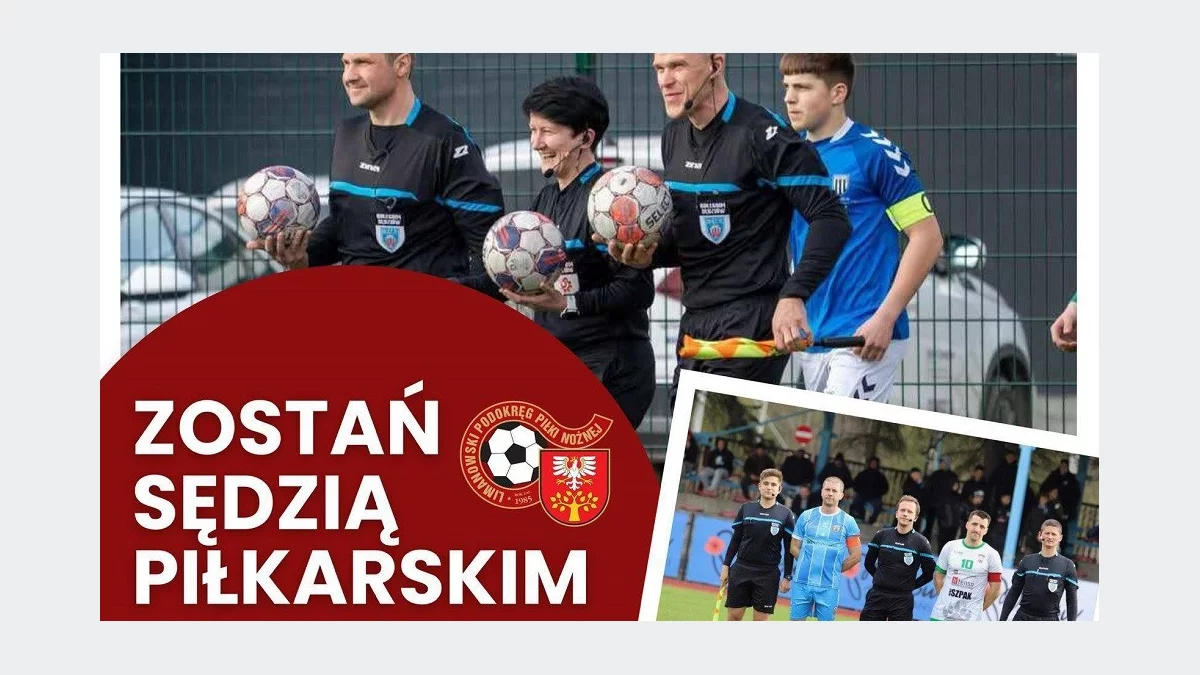 Nowa perspektywa futbolu. Kolegium Sędziów Limanowa rozpoczyna nabór na kurs sędziowski