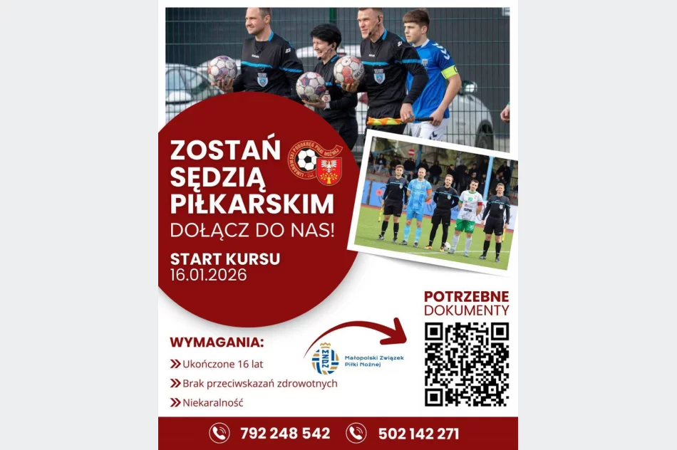 Nowa perspektywa futbolu. Kolegium Sędziów Limanowa rozpoczyna nabór na kurs sędziowski - zdjęcie 2