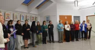Obrazy w bibliotece - wernisaż Dominiki Gabryś  - zdjęcie 2