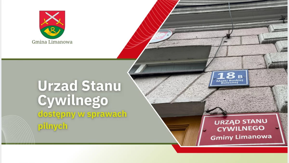 Kontakt z USC w sprawach pilnych – dni wolne od pracy