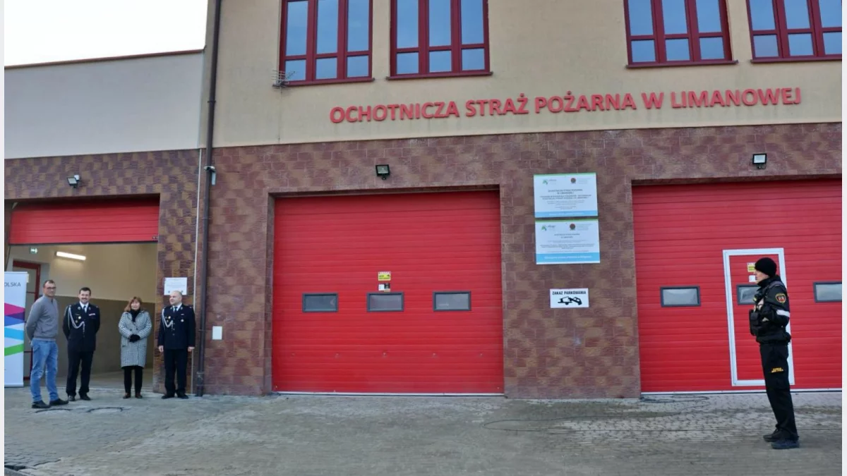 OSP Limanowa: zakończenie projektów infrastrukturalnych i szkoleniowych/fot.: UM Limanowa