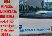 Zmiana rozkładu jazdy komunikacji miejskiej od 2 stycznia 2026 r. - zdjęcie główne