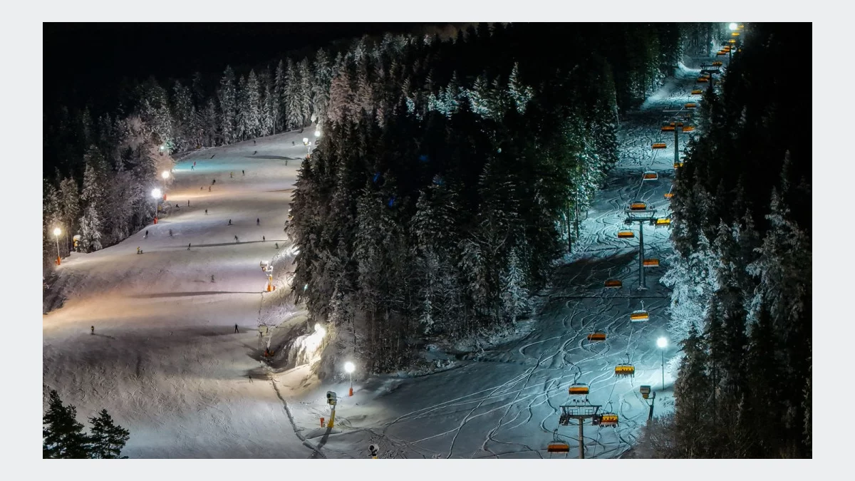 Stacja Narciarska Kasina Ski na początku grudnia 2025 r. (fot. archiwum stacji)