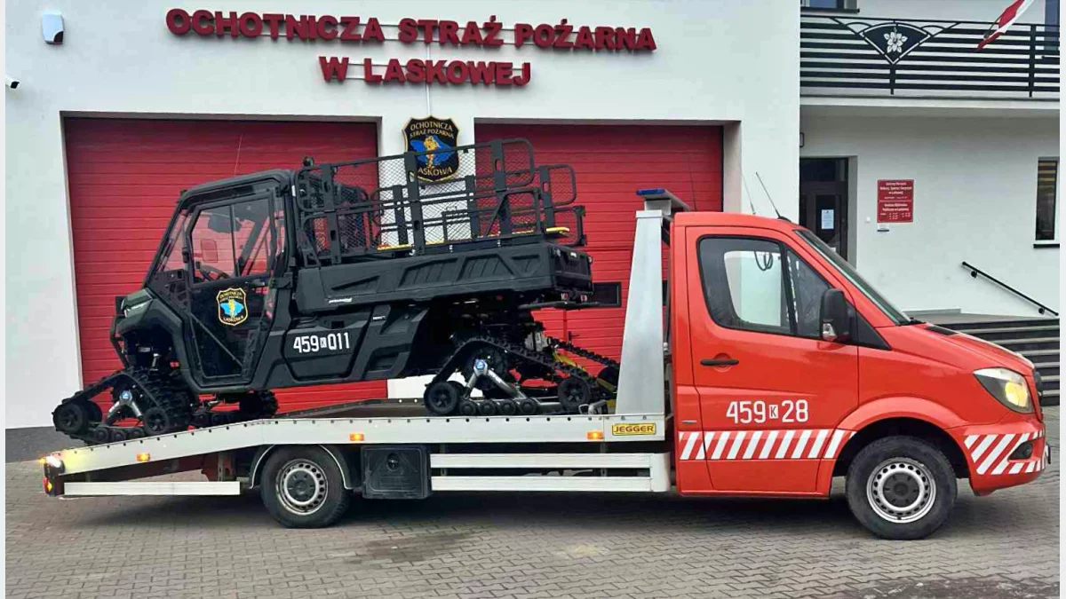 Nowy pojazd w podziale bojowym/fot.: OSP Laskowa