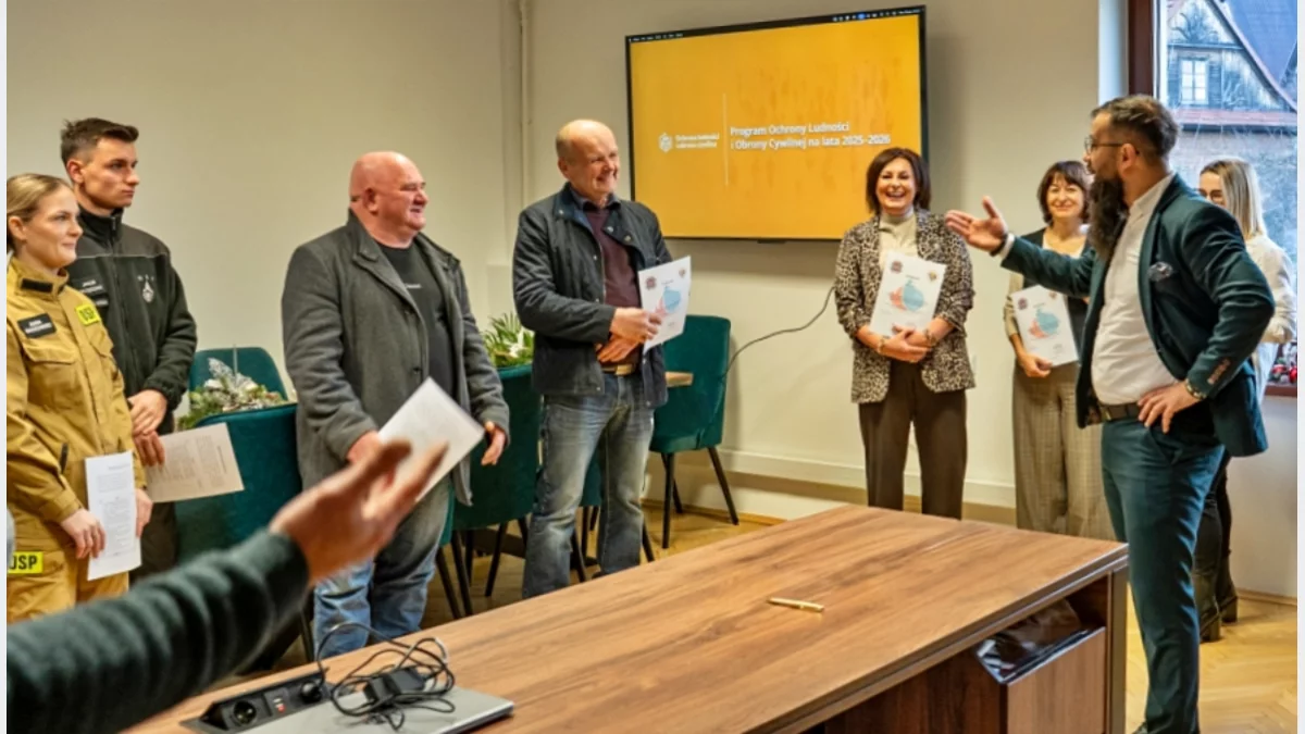 Szkolenie z ochrony ludności/fot.: UG Mszana Dolna