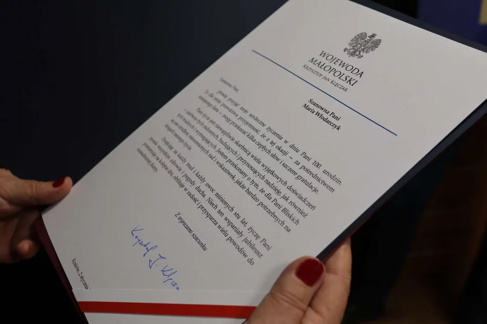 ​Stulecie pełne doświadczeń i mądrości. Jubileusz Pani Marii Włodarczyk! - zdjęcie 10