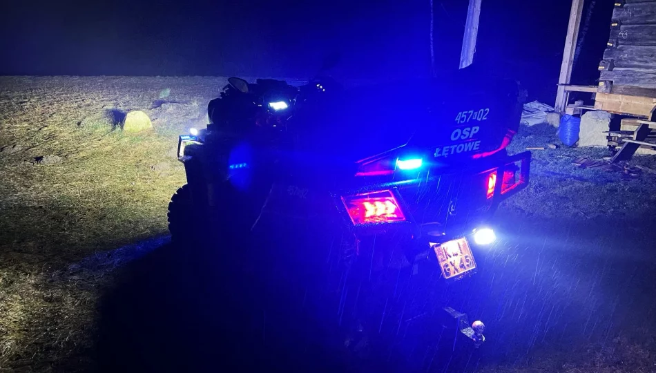 Poszukiwania 82-latka zakończone. Mężczyzna trafił do szpitala - zdjęcie 1