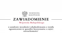 Zawiadomienie Wojewody Małopolskiego o ustaleniu odszkodowania - 7.01 - zdjęcie główne