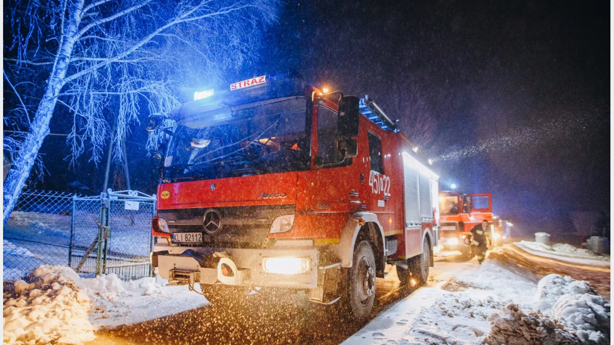 Czujnik tlenku węgla zaalarmował domowników