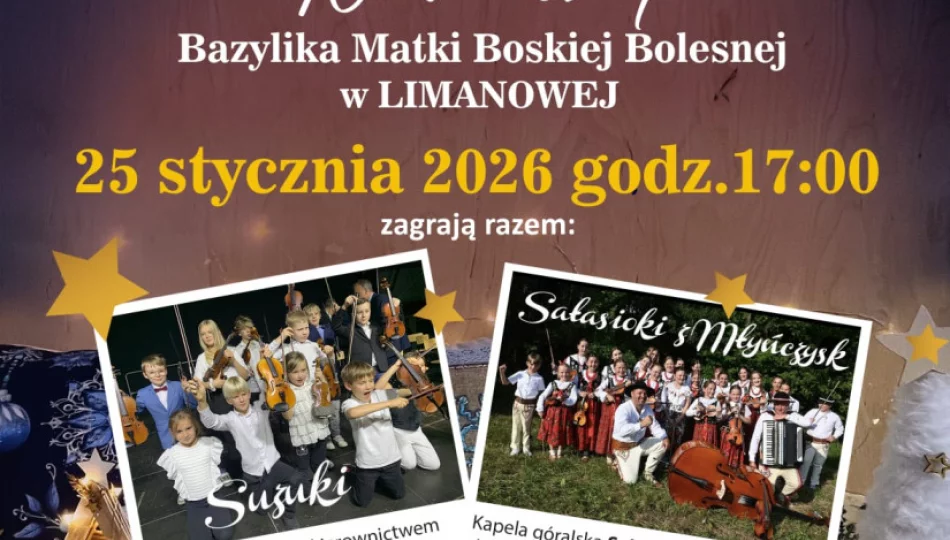 Noworoczne kolędowanie z sercem – cykl koncertów charytatywnych w Pasierbcu i Limanowej - zdjęcie 1
