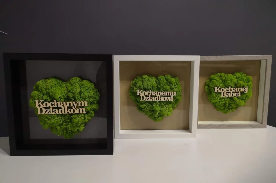Prezent na Dzień Babci i Dziadka w kształcie serca - zdjęcie 1