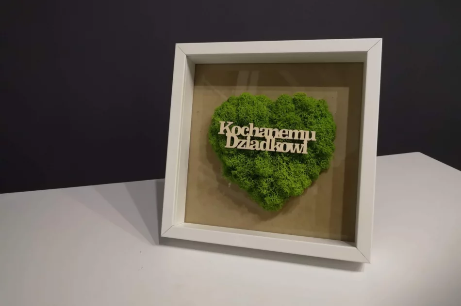 Prezent na Dzień Babci i Dziadka w kształcie serca - zdjęcie 3