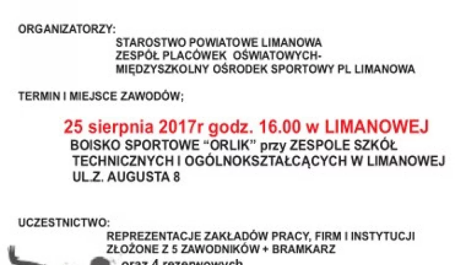 Zakłady pracy powalczą o piłkarski Puchar Starosty - zdjęcie 1