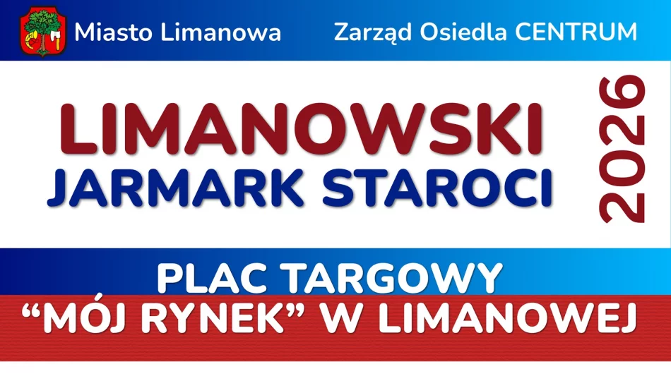 Powracamy z Limanowskim Jarmarkiem! Wyjątkowe okazje czekają na Placu Targowym w 2026 roku! - zdjęcie 1
