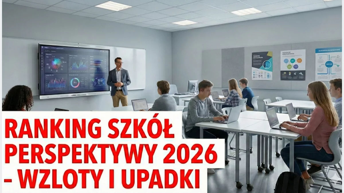 Ranking Perspektywy 2026. Wyniki szkół z powiatu limanowskiego. Wyraźny awans "Mechanika", trudna sytuacja liceów