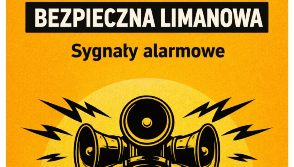 „Bezpieczna Limanowa” – do mieszkańców trafi ulotka o sygnałach alarmowych - zdjęcie 1