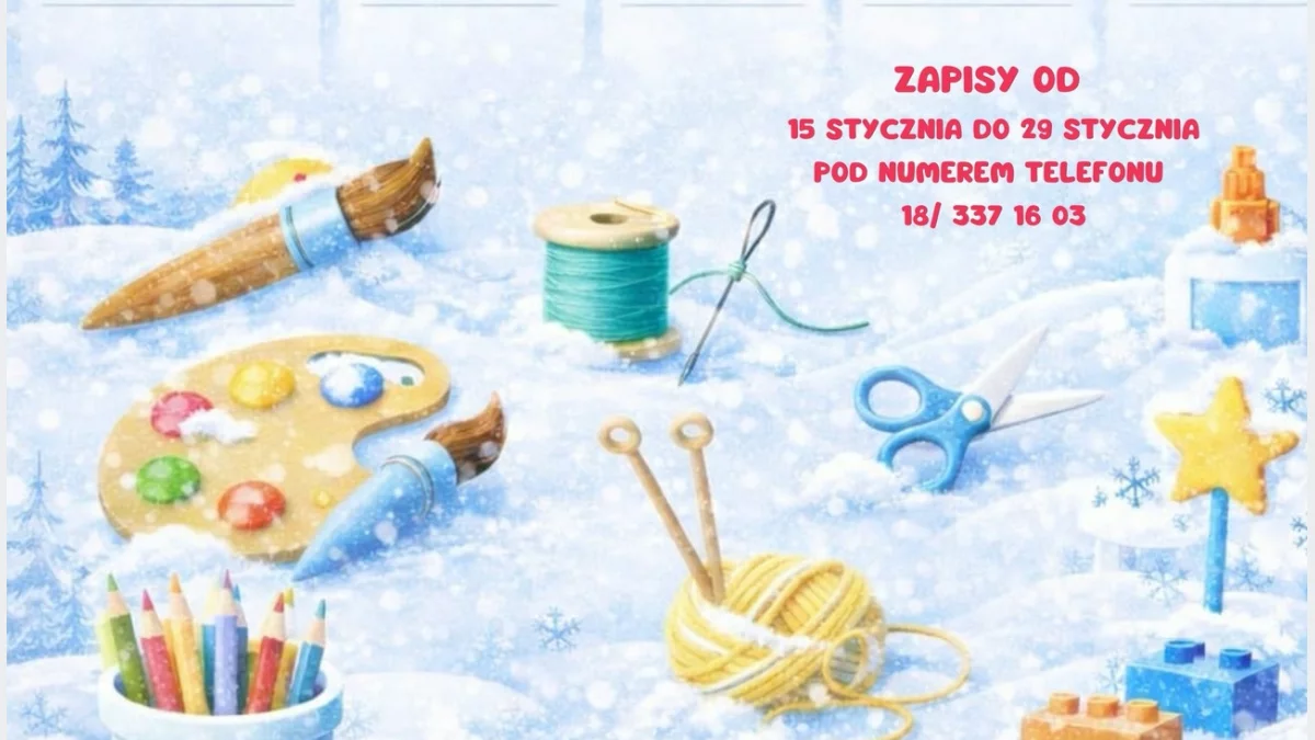 Szydełka, maski i fosforyzujące obrazy. Zapisy na ferie w LDK