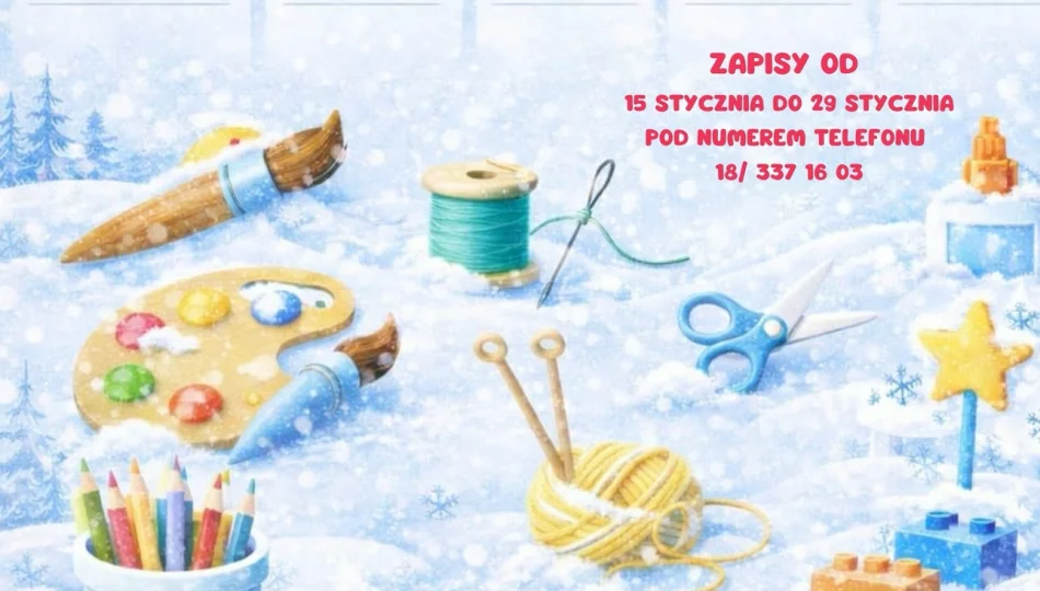 Szydełka, maski i fosforyzujące obrazy. Zapisy na ferie w LDK - zdjęcie 1