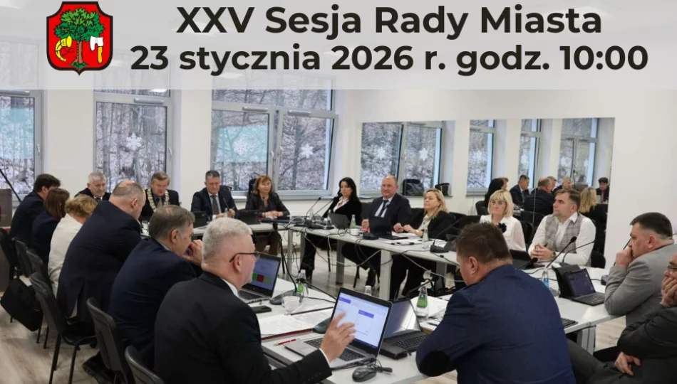 Obrady sesji Rady Miasta – 23 stycznia godz.10:00 - zdjęcie 1