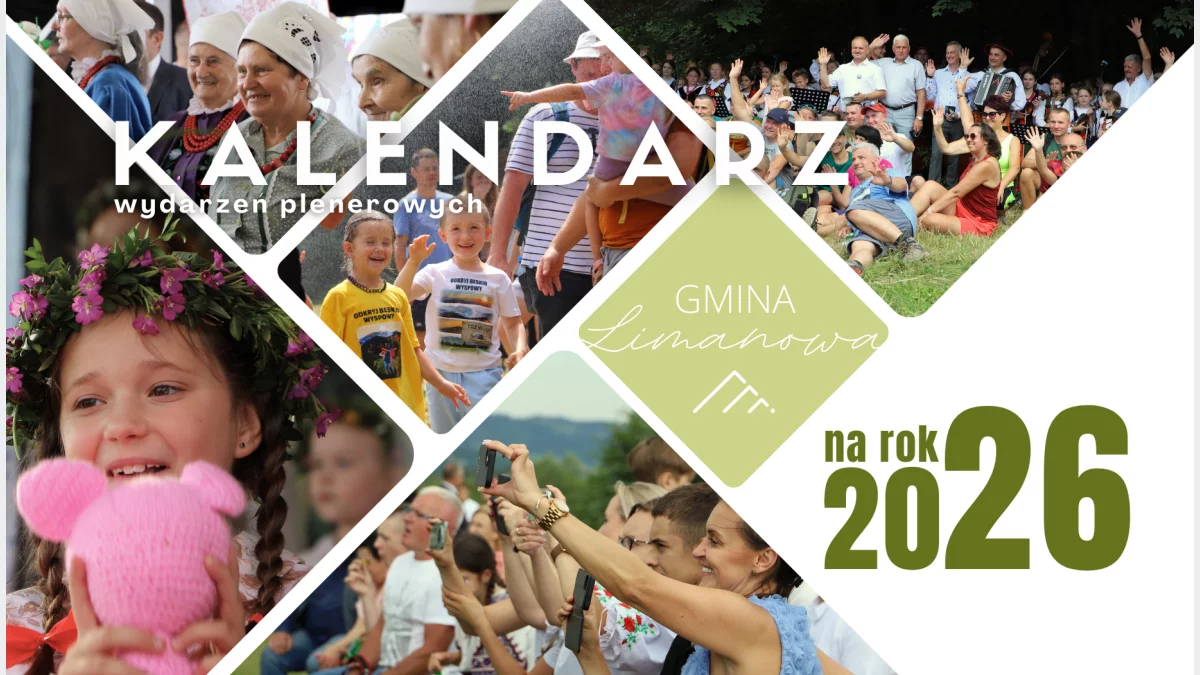 Odkryj, przeżyj, baw się! – imprezy plenerowe w gminie Limanowa w 2026r.