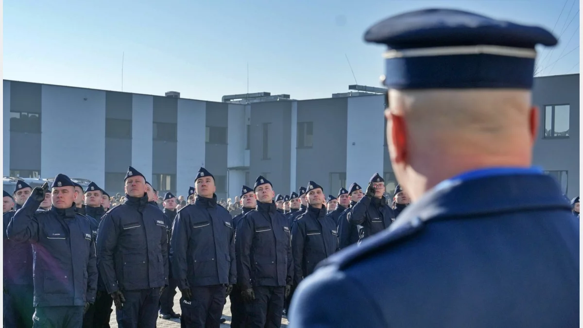 Ślubowanie nowych policjantów/fot.: KWP Kraków