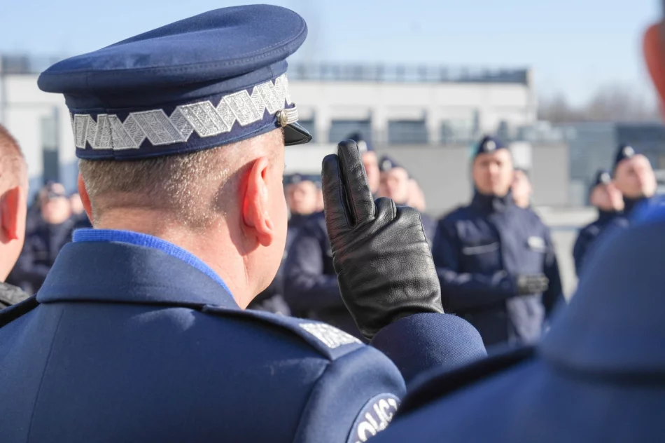 Szeregi małopolskiej policji zasiliło 90 funkcjonariuszy. Jeden trafi do nas - zdjęcie 3