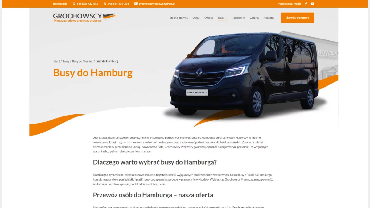 Busy do Hamburga - wygodny dojazd do jednego z największych miast Niemiec