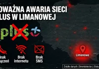 Telefony zamilkły, internet nie działa. Poważna awaria sieci Plus w Limanowej - zdjęcie główne
