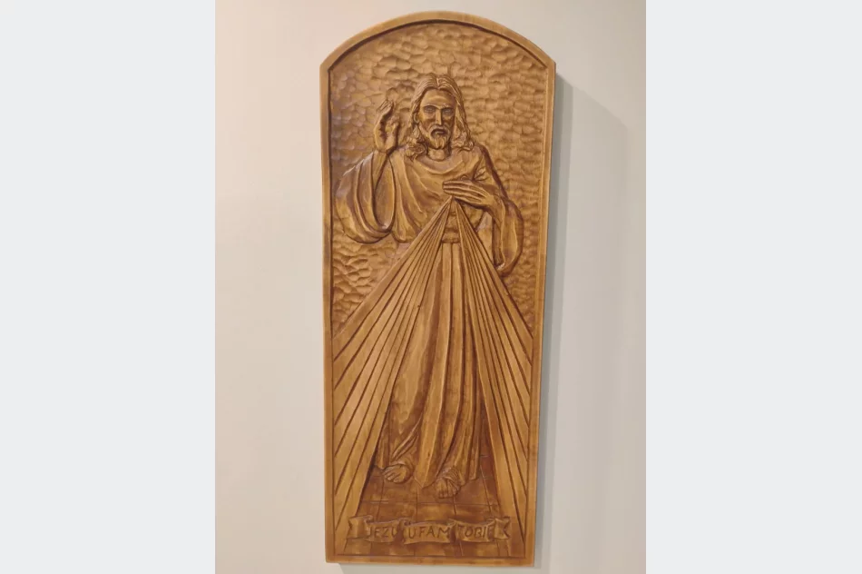 Płaskorzeźba Jezu Ufam Tobie - zdjęcie 1
