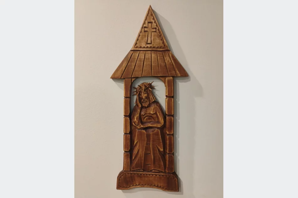 Płaskorzeźba Chrystus Frasobliwy - zdjęcie 1