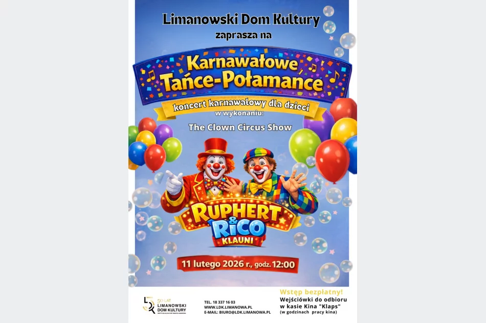 Zapraszamy na karnawałowe widowisko zimowe dla dzieci i rodzin! - BRAK WOLNYCH MIEJSC - zdjęcie 2