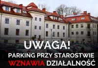 Parking przy starostwie znów czynny - zdjęcie główne
