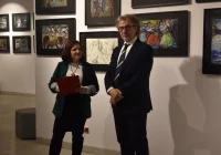 Wernisaż wystawy „Rysunek i pastel” Jarosława Czai w Galerii Sztuki MBP w Limanowej - zdjęcie główne