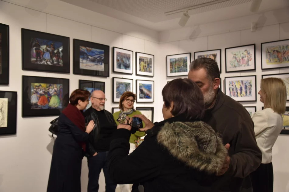 Wernisaż wystawy „Rysunek i pastel” Jarosława Czai w Galerii Sztuki MBP w Limanowej - zdjęcie 8