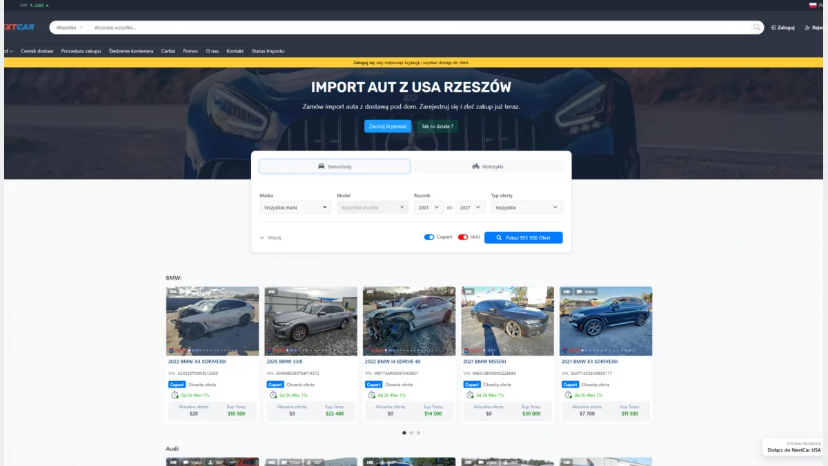 Dlaczego import aut z USA do Rzeszowa cieszy się rosnącą popularnością wśród kierowców z Podkarpacia?